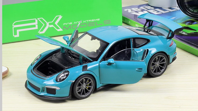 WELLY 1:24 Scale Diecast Simulator Car Porsche 911 GT3 RS Model