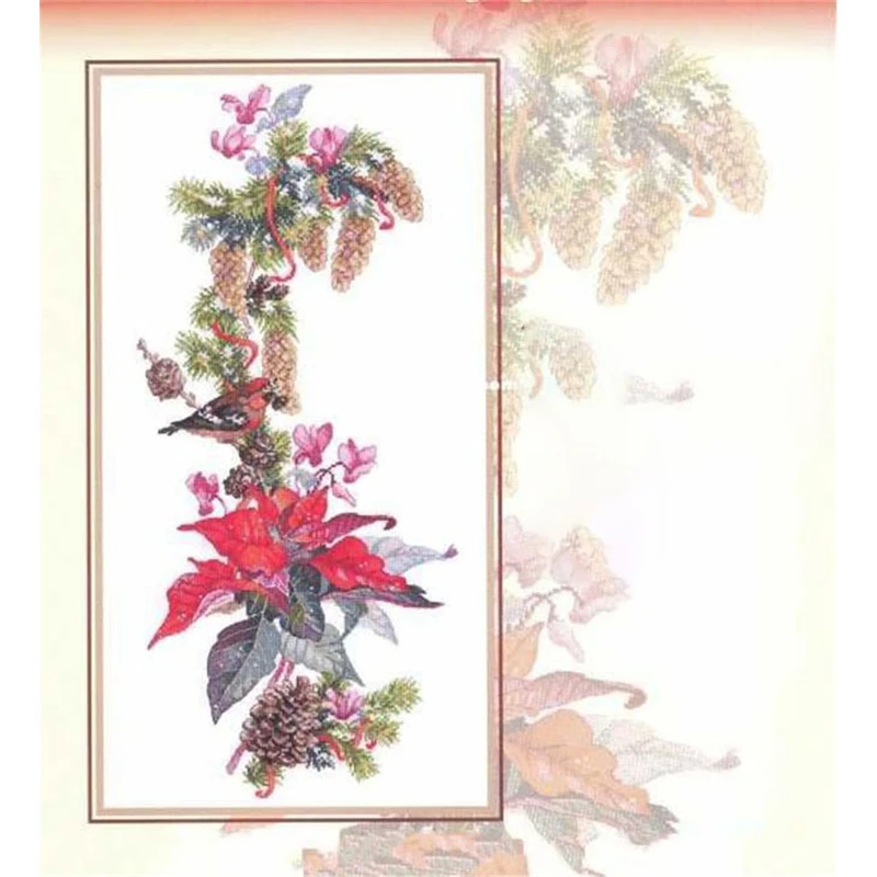 

ZZ4173 For Needlework Kit NOT PRINTED Cross Stich Painting Set Cross Stitch Kits Cross-stitch Embroidery Set Stitch Kits Cross