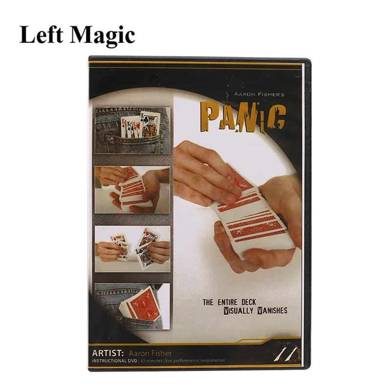 Panic By Aaron Fisher (Gimmicks And No DVD) - Magic Tricks Card Mentalism Magic Stage Close Up Accessories Illusions Party Magic