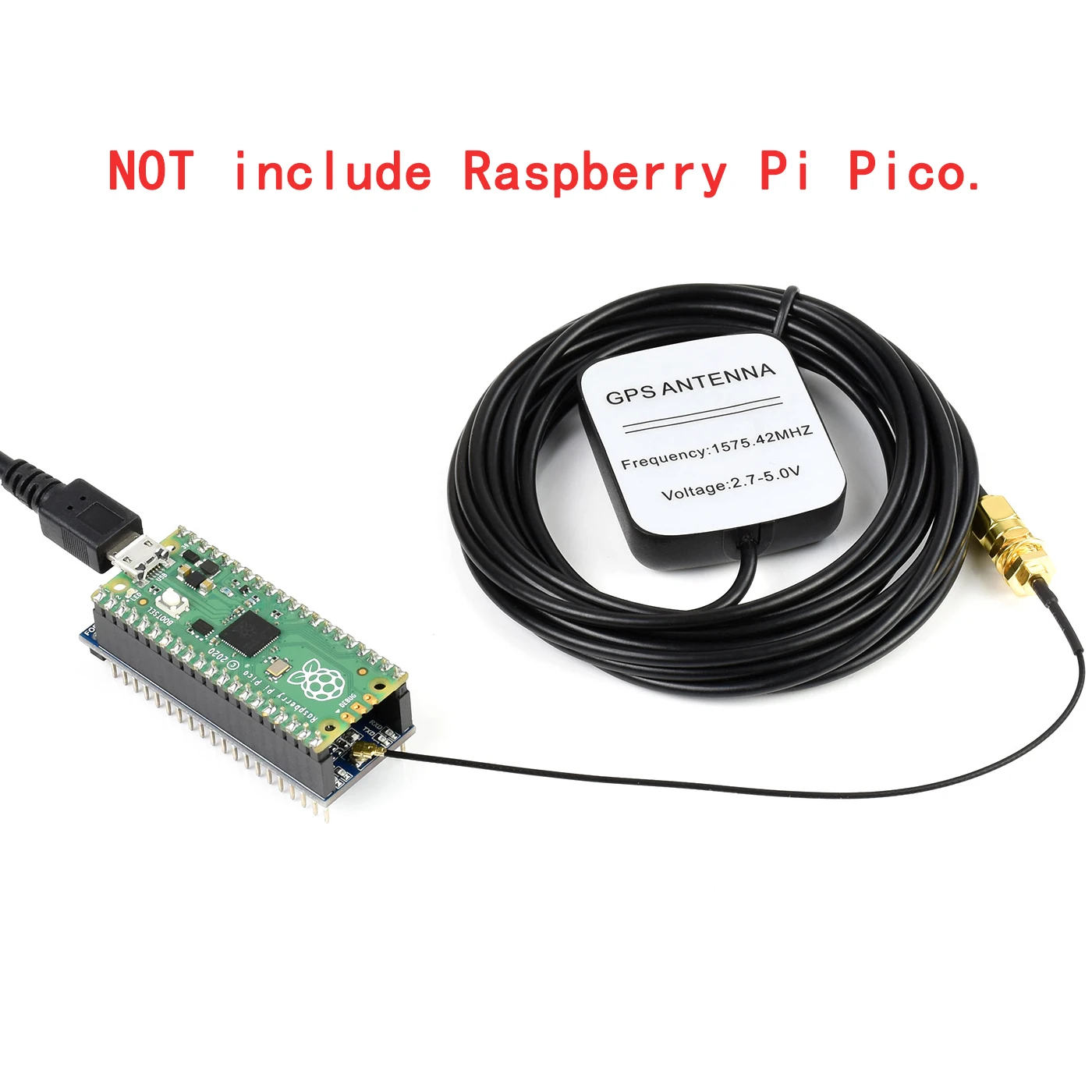 

Плата расширения GPS GNSS для спутникового позиционирования, шляпа для RPI Raspberry Pi PICO 2 Вт, стартовый модуль RP2350