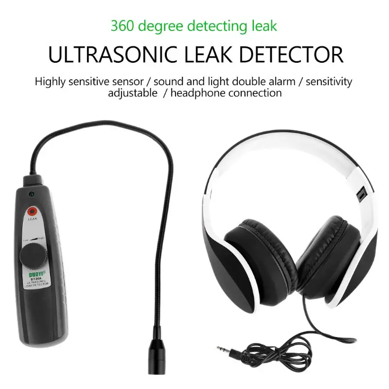 High Sensitivity Ultrasonic Leak Detector Tool Gas Water Leak Pressure Vacuum Testing Tool Used for Industrial Durable