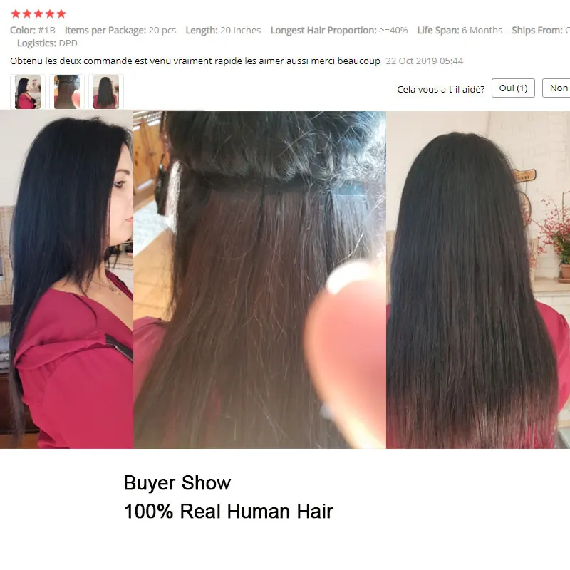 SEGO 2,5 g/Stück, gerade Tape-In-Haarverlängerungen, Echthaar, Skin Weft Tape Hair, nahtlos, unsichtbar, doppelseitiges Klebeband, 20 Stück – Detail 27