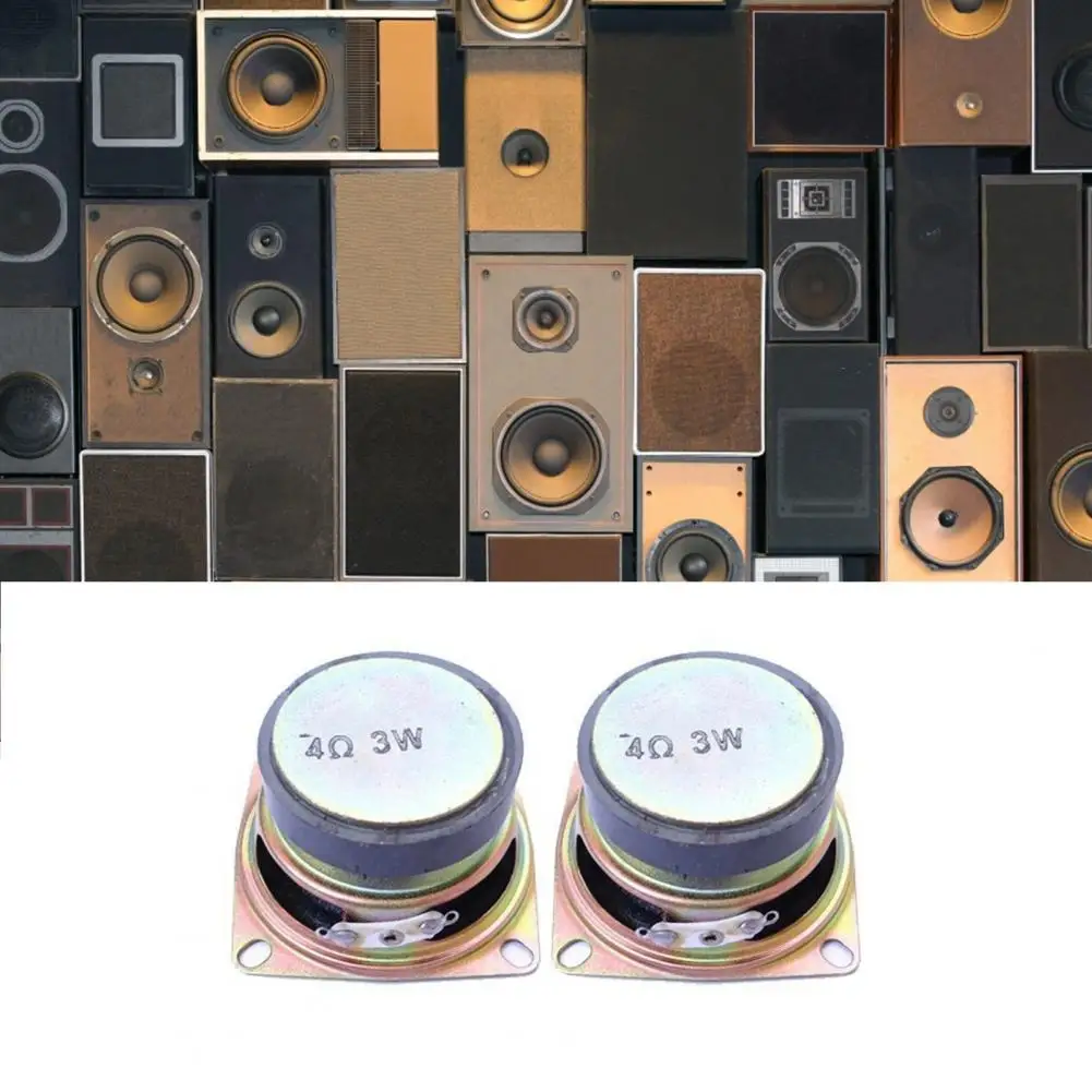 

Mini Speaker Universal Music Player Stereo Metal Full Range Electrodynamic Type Full Range Loudspeaker Box for Home