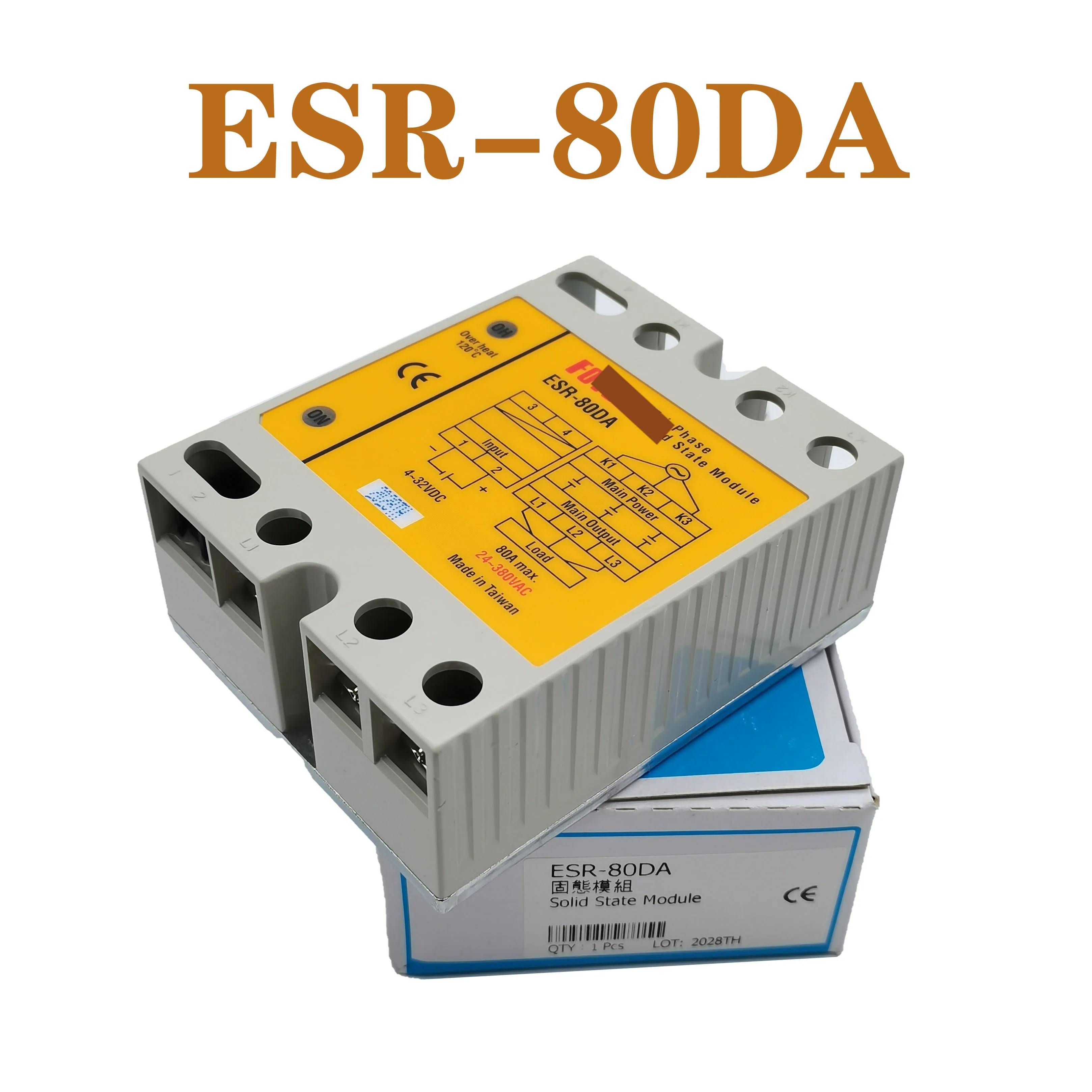 ESR-25DA ESR-40DA ESR-60DA ESR-80DA ESR-100DA original new three-phase solid state module relay