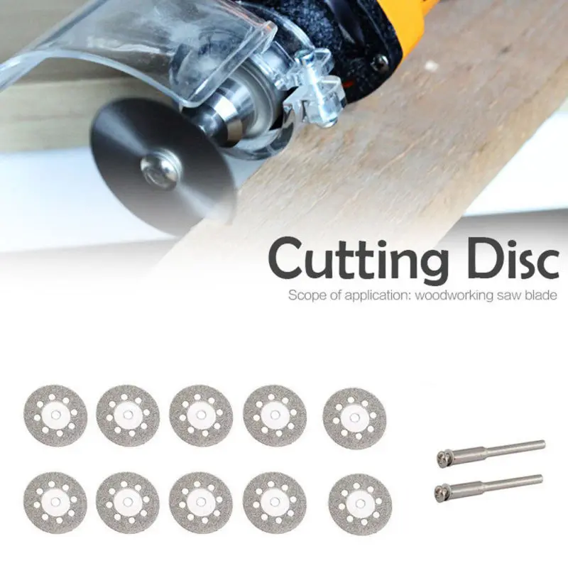 Carbon Steel Cutting Wheel Kit for Dremel Rotary Tools Diamond Grinding Wheel Jade Hard Woods Cutting Tool