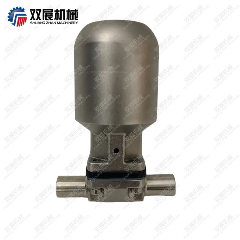 pneumatic actuated diaphragm valve ss316l stainless steel PTFE+EPDM