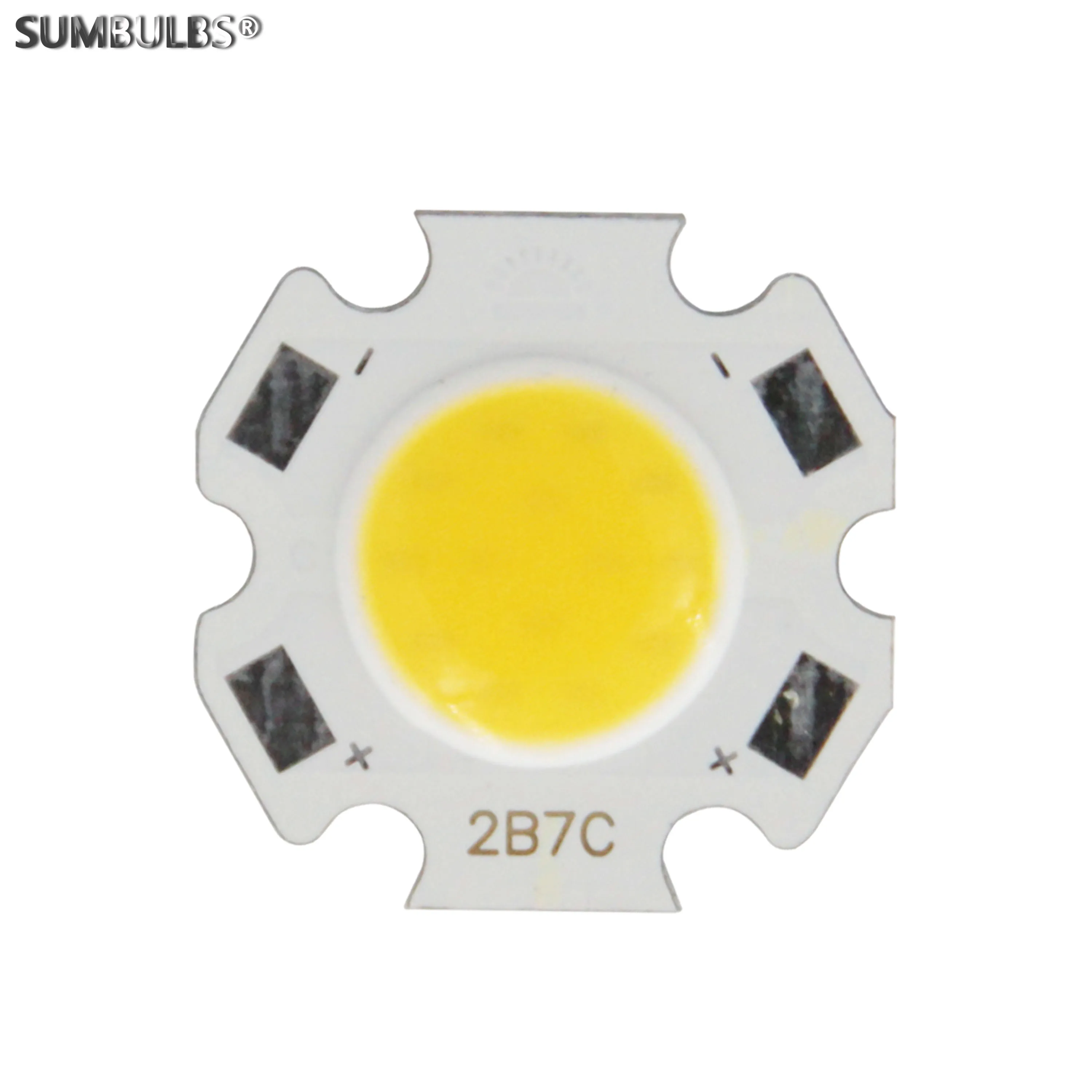 SUMBULBS 10pcs/Lot 20mm Diameter 20-0502 5W 15v DC Round LED COB Light Source For Spotlight Down Lamp Red Blue Green Warm White