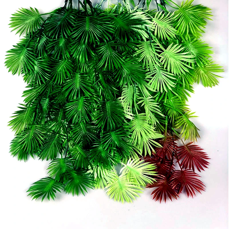 

Artificial Plant Simulation Sunflower Leaf Wall Hanging Rattan Fake Leaf Plant Wall Accessories Home Wedding Party Decoration