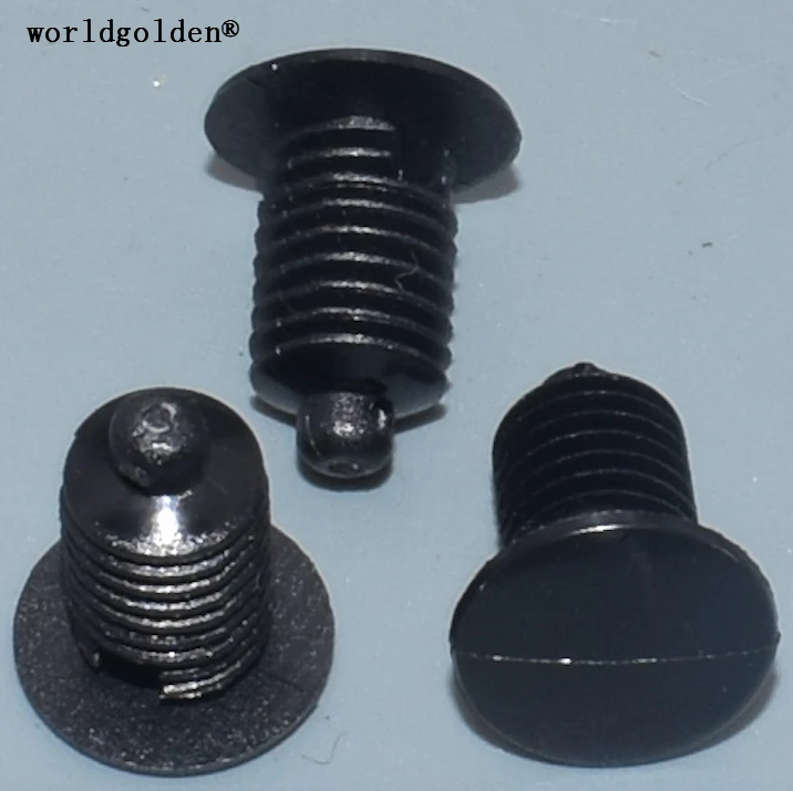 Worldgolden 100 Buah Penahan Strip Cuaca Pintu Pengencang Plastik untuk GM 20699808;Chrysler 6502328