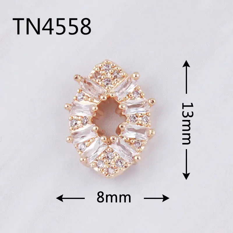 10pcs 3D TN4558 Marquise Zircon Nail Art Crystals Rhinestones decoration  jewelry supplies nails accessories decorations charms