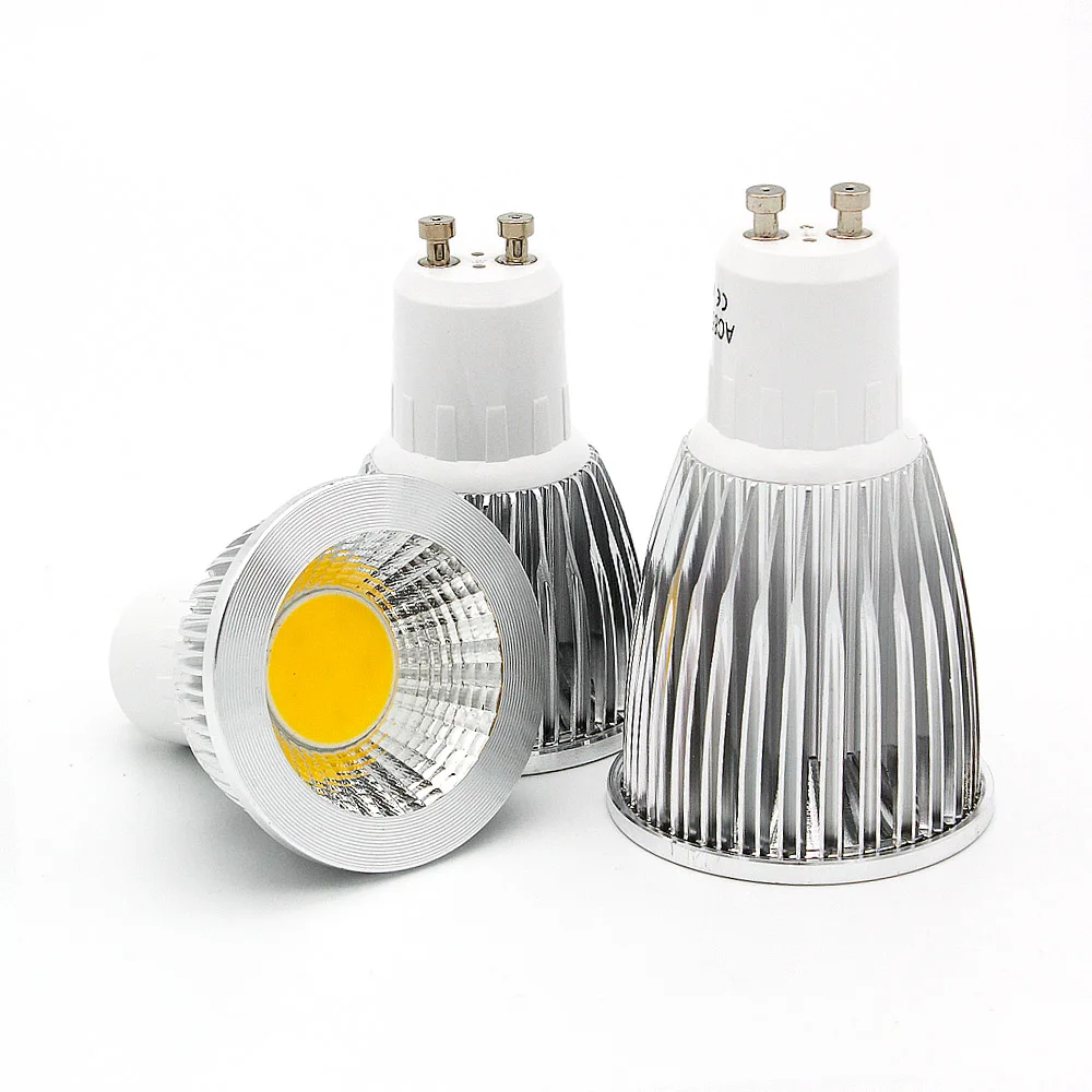 1pcs LED Spot Light GU10 COB LED Lamp Spotlight Bulb 6w 9w 12w AC 110V 220V GU 10 Led For Home Decoration 50W Lampara Lighting