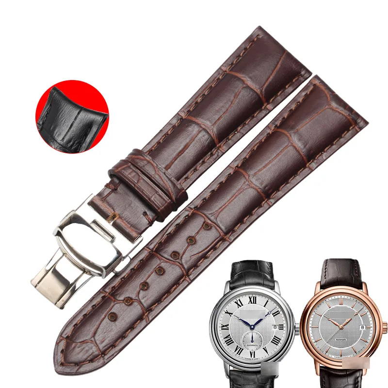 WENTULA watchbands for RAYMOND WEIL 2837/2838/2839 calf-leather band cow leather Genuine Leather leather strap watch band