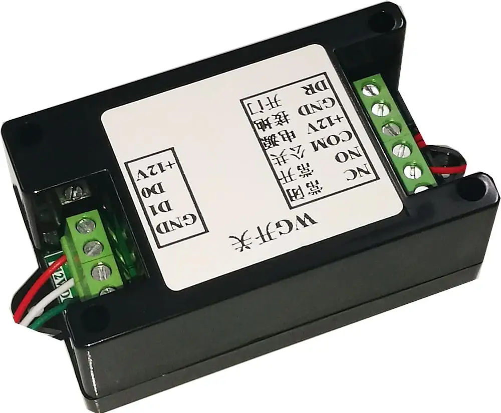 

Wiegand Signal To Switch WG Relay Transfer Module Dry Contact Switch Suit For RFID Reader / Finger/Face Device Output Wg Format