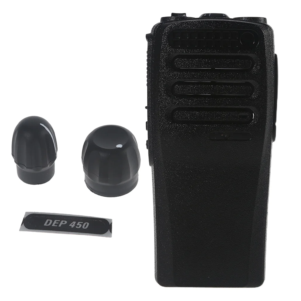 

Front Housing Shell Volume Knob Label for . DP1400 P3688 DEP450 DEP-450 Radioman Walkie Talkie Replacements Cover