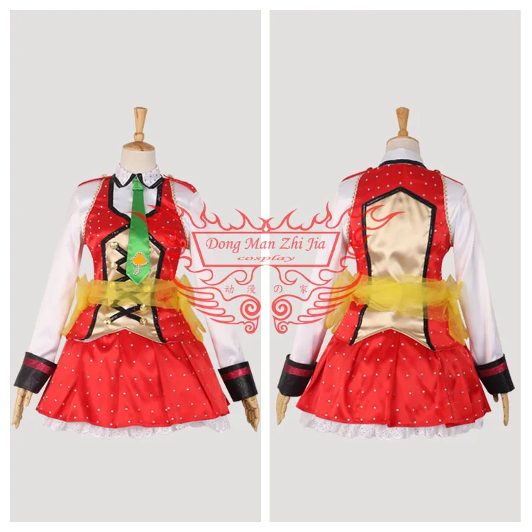 LOVE LIVE 2 Koizumi Hanayo SUNNY DAY SONG Party Girls Adult Drses Cosplay Costume Halloween Suit For Women Christmas Present