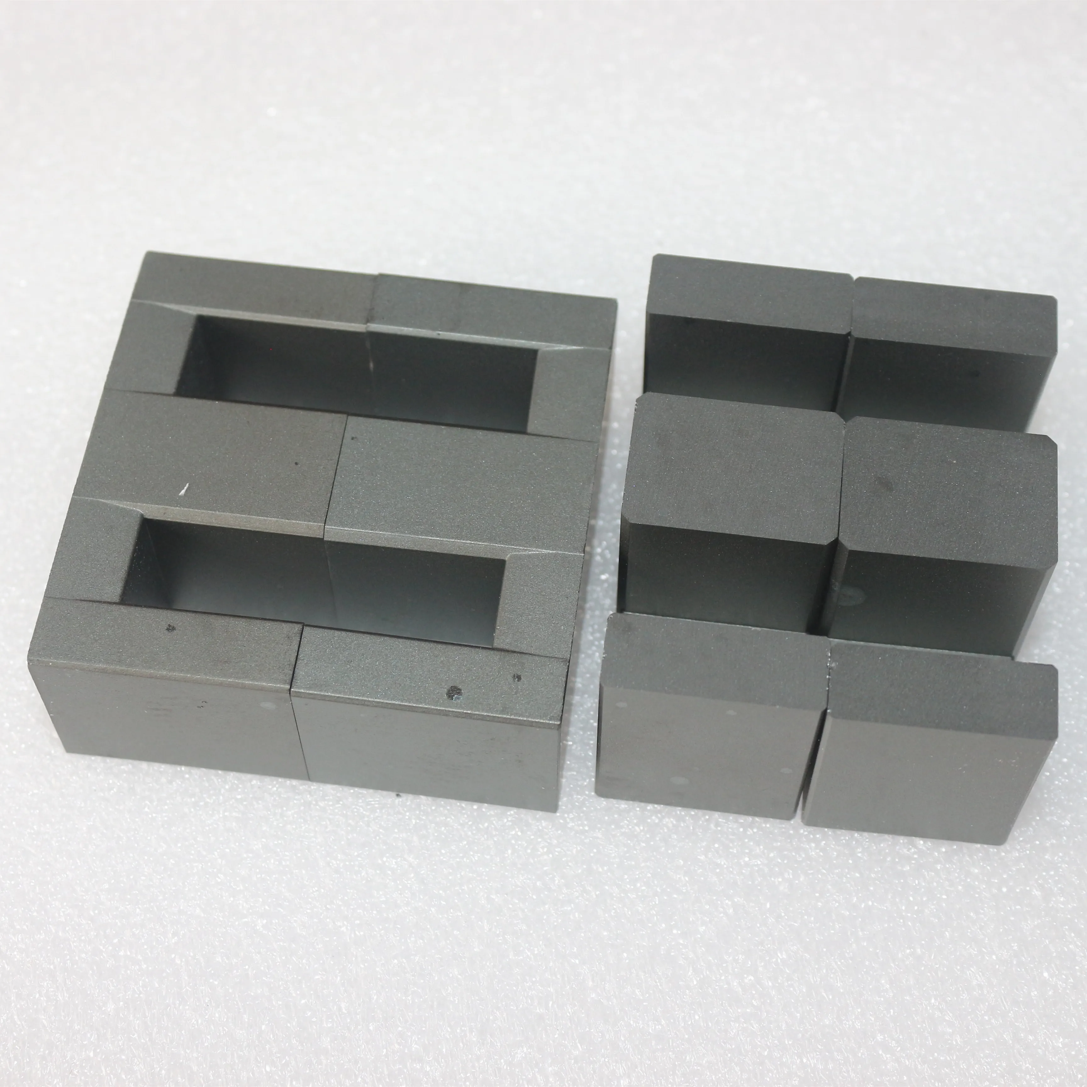 1 Set EE Type Just Core Transformer Ferrite Magnetic Core Coil Former Horizontal  EE10 EE13 EE16 EE19 EE25 EE30 EE40