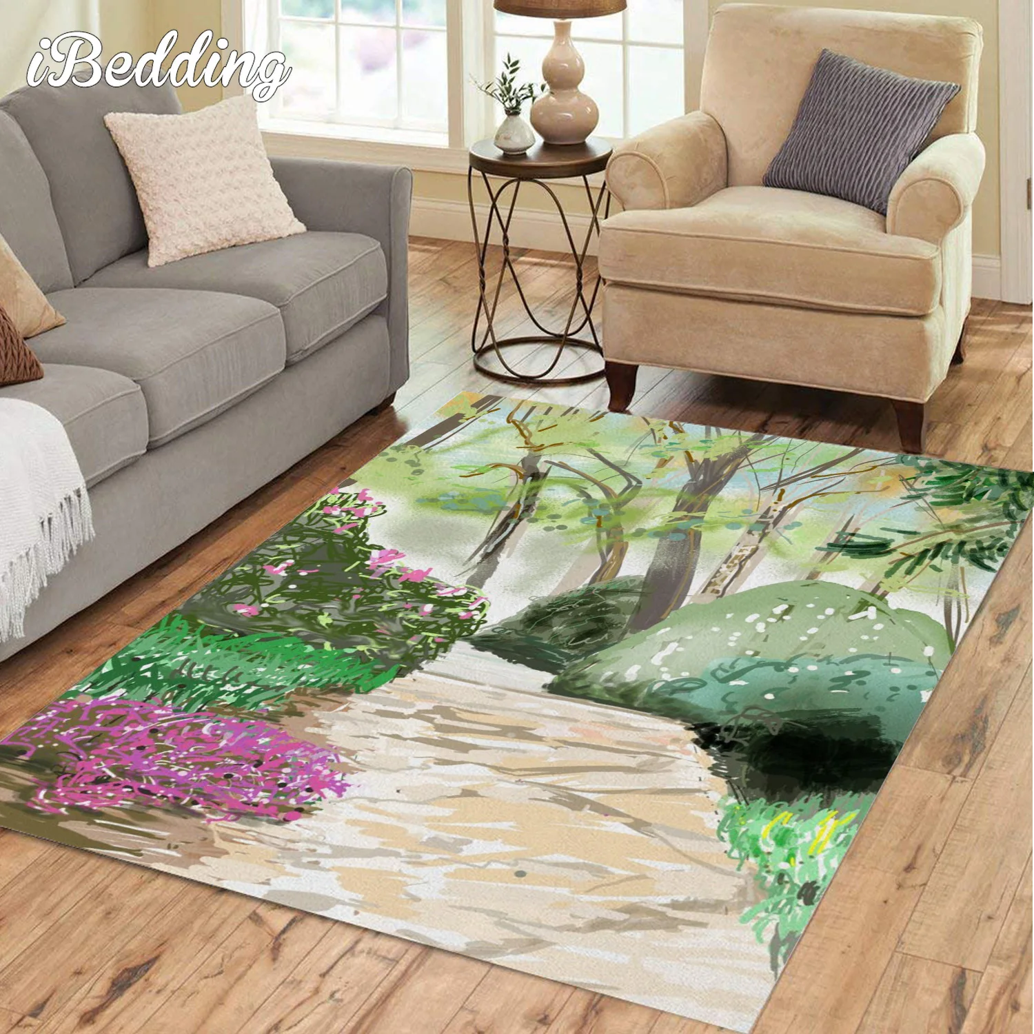 Amsterdam Forest Carpet Living Room Rugs Amethyst Stone Lounge Rug Kitchen Floor Mat Bath Bedroom Hallway Decoration