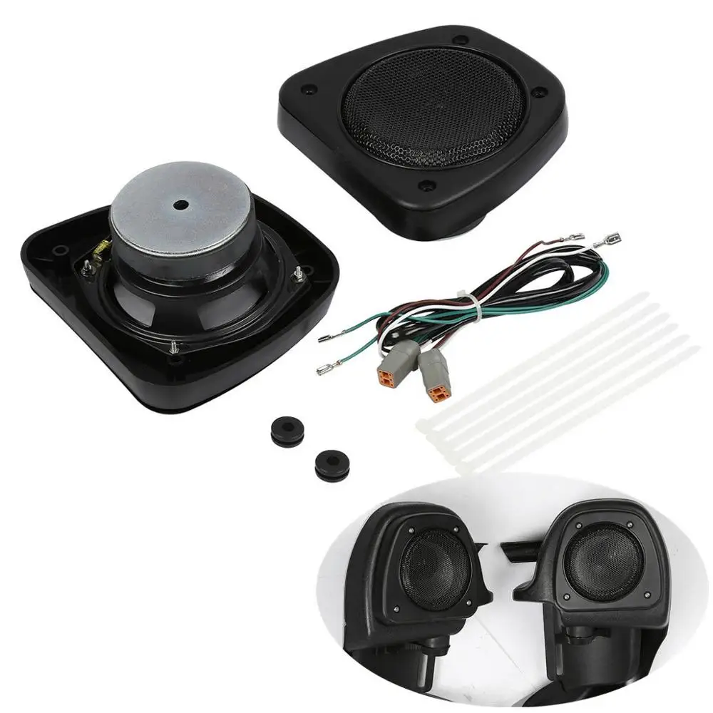 

Motorcycle Audio Fairing Lower Speaker Kit For Harley Touring Road King Electra Road Glide Street Glide FLHT FLHX 2006-2013 2012