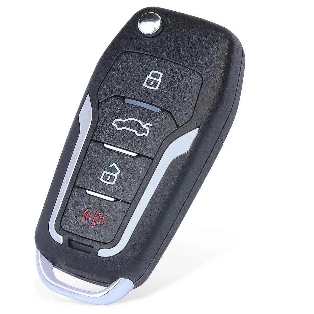 KEYECU OUCD 6000022 Verbesserte 4 Tasten für Ford Flex Focus Fusion Edge Escape Mustang 4D63 80Bit Chip 315 MHz Auto-Fernschlüsselanhänger – Detail 1