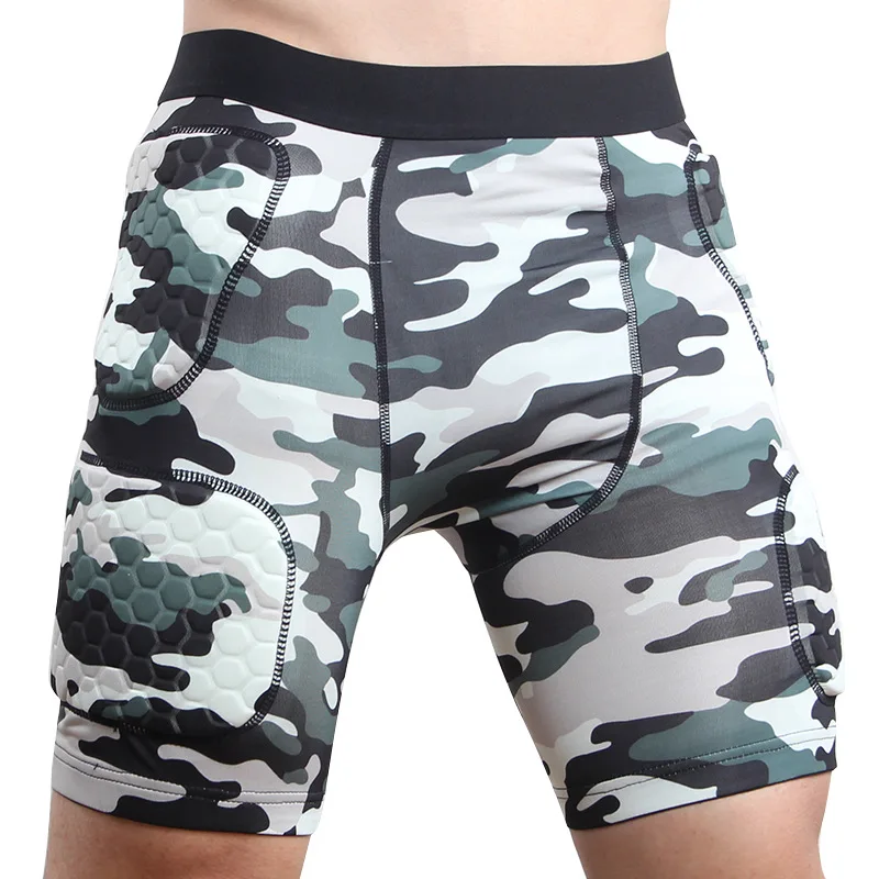 

Men's Camouflage Basketball Football Safety Protection Wear Sports Honeycomb Anti-Collision Pad Compression Anti-Collision Suit