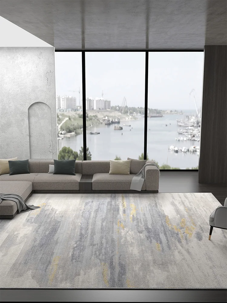 Nordic Abstract Carpet Bedroom Decor Living Room Carpet Luxury Bedside Anti-skid Hall Room Rugs for Sofa Coffee Table Floor Mat