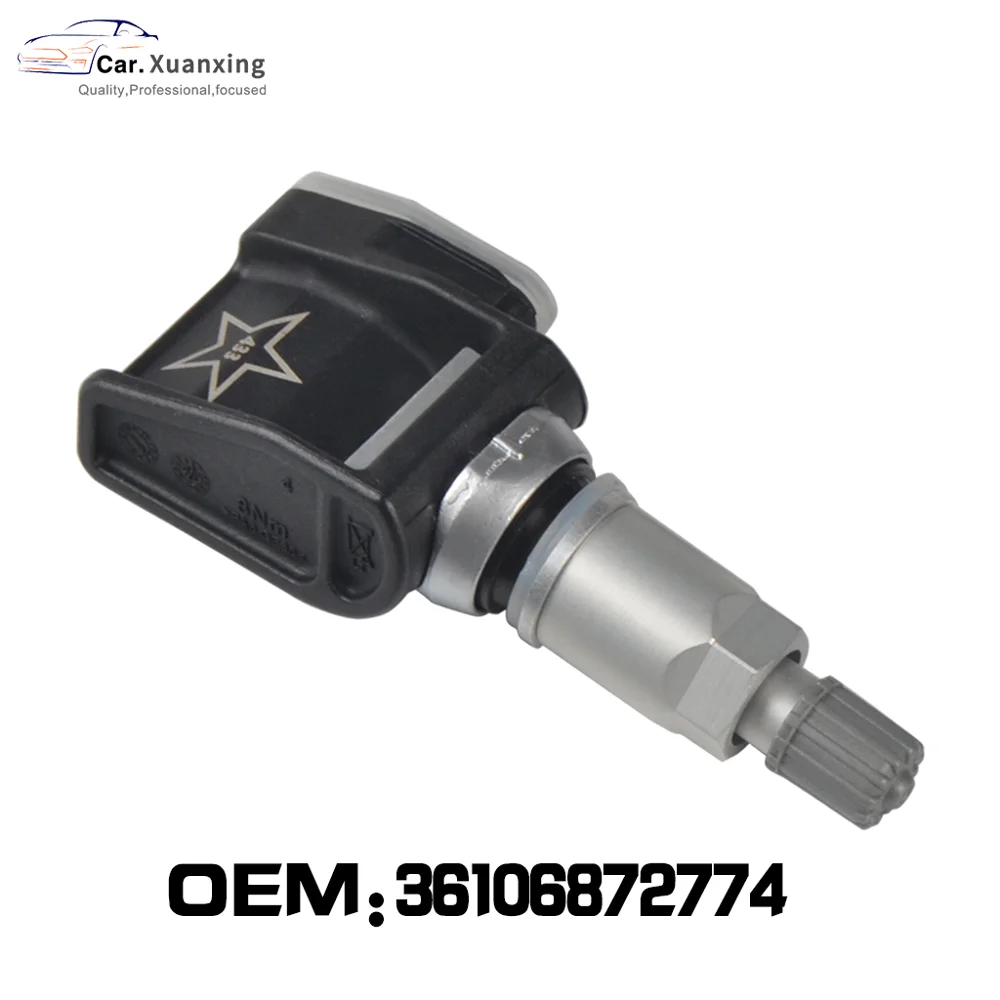 OEM 36106872774 Tire Pressure Sensor Monitoring System TPMS 433Mhz For BMW G30 G31 G38 F90 G32 G11 G12 G01 G02 G05