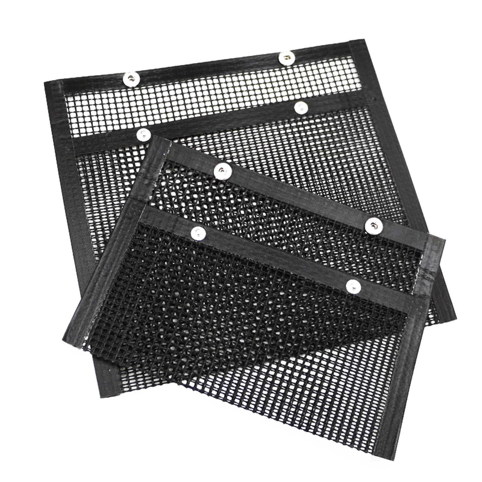 Non-stick Barbecue Mesh Mat Reusable Heat Resistance BBQ Baking Isolation Net Pad Outdoor Picnic Camping BBQ Tool Grill Mesh Bag