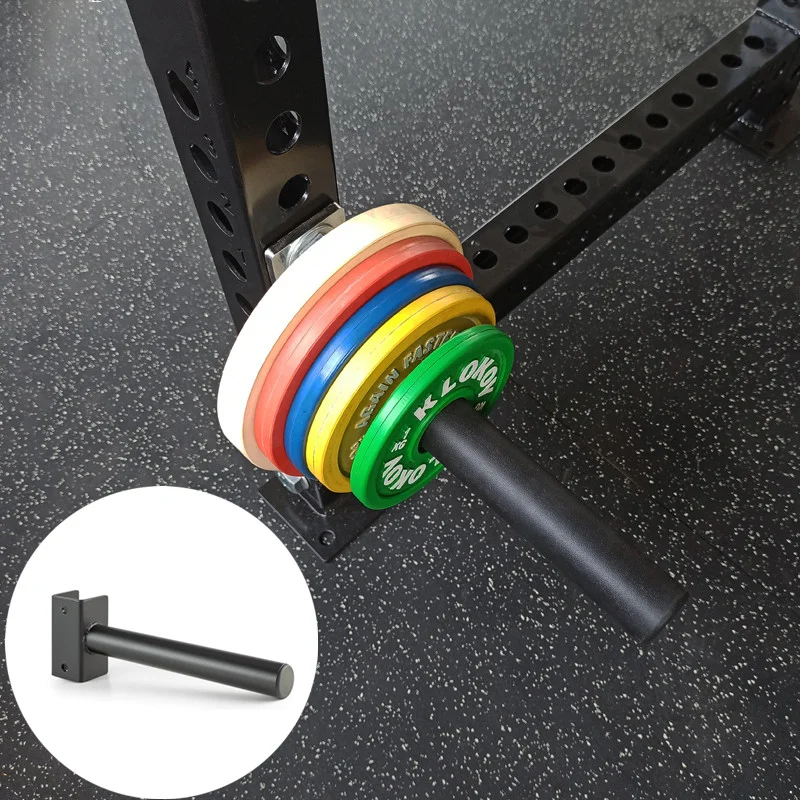 Barbell Plate Bracket Dumbbell Piece Hanging Pole Squatting Frame Accessories Family Fitness Weight Tray Racks Equipment