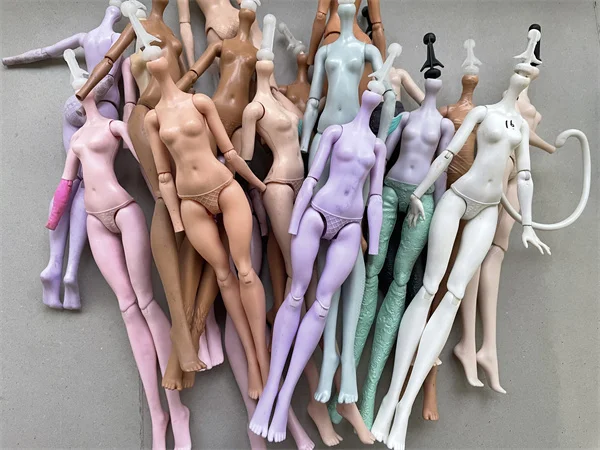 Monstering High Doll Body Multi-Joints Movable Doll Body Toy White Pink Green Purple Brown White Color Original Gold Gragon Body