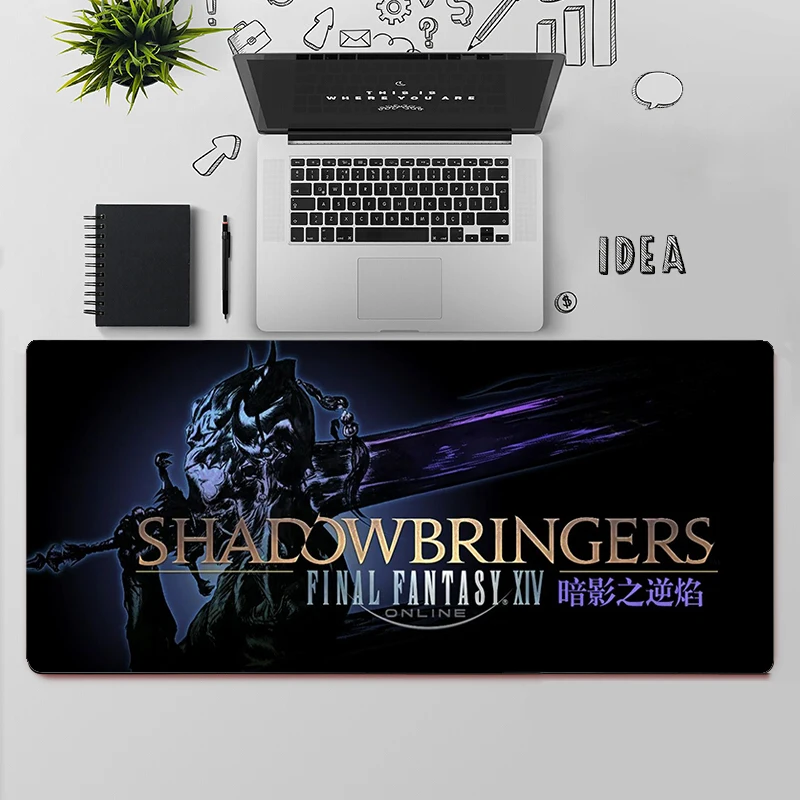 Gaming Mouse Pad Large Mouse Pad PC Gamer Computer Mouse Mat Final Fantasy XIV Online Big Mousepad Keyboard Desk Mat Mause Pad