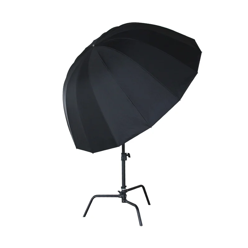 130cm 51 Inch Reflective Umbrella For Photo Studio Flash Deep Parabolic Umbrella Photography Lighting Accessories Black Silver