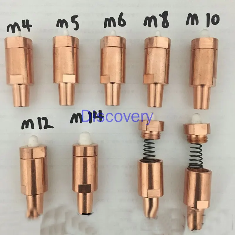 Nut Electrode Chromium Pick Copper Nut Electrode Spot Welding Electromechanical Electrode Head Spot Welding Nut Electrode