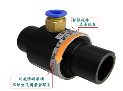 Einstellbare Fluss Typ Pneumatische Förder, Vakuum Förder/Air Verstärker/Fütterung, Saug-Gerät