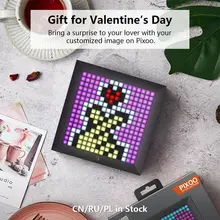 Pixoo Digital Photo Frame with Alarm and LED Display #6