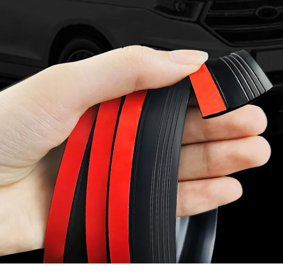 1m Car Rubber Sealing Strip Auto Trunk Lid Gap Seal Strip for Suv Hatchback Upper Edge Automotive Dustproof Sealant Accessories