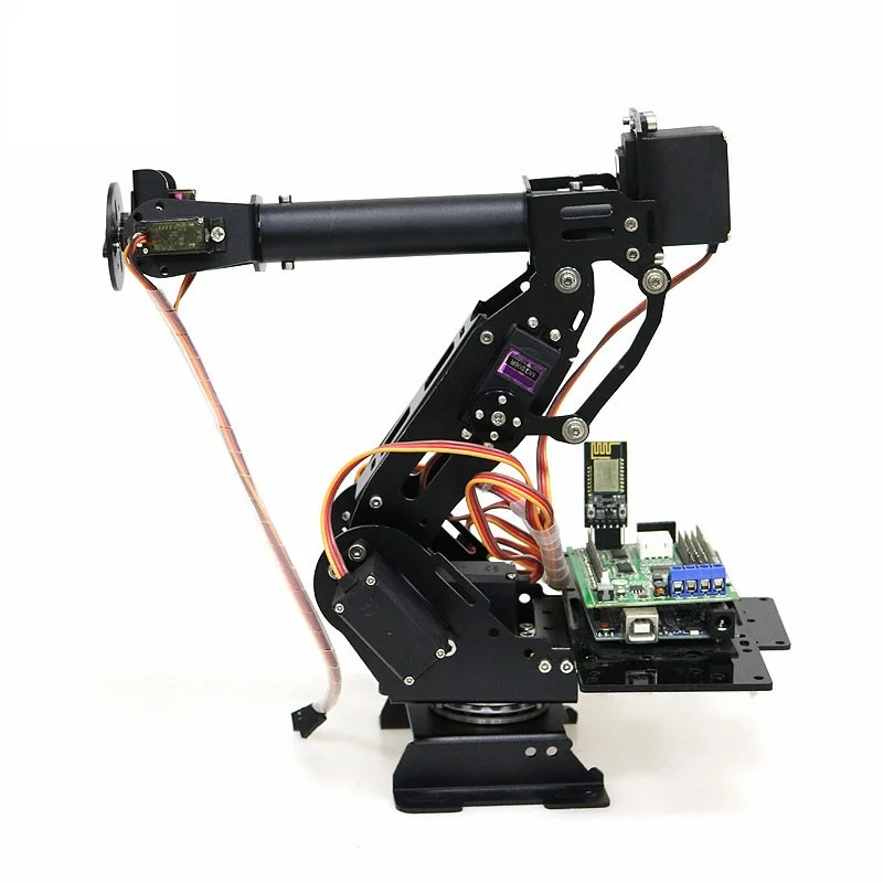 ロボットクランプキット,wifi/bluetooth/ps2 7機械式アーム,7軸回転,アルミニウム合金