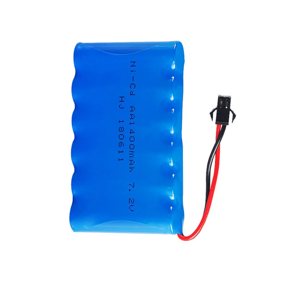 Batterie NiCD AA pour jouets RC, voitures, camions, pistolets précieux, pièces de rechange, 3.6V, 4.8V, 6V, 7.2V, 8.4V, 9.6V, 12V, 1400mAh