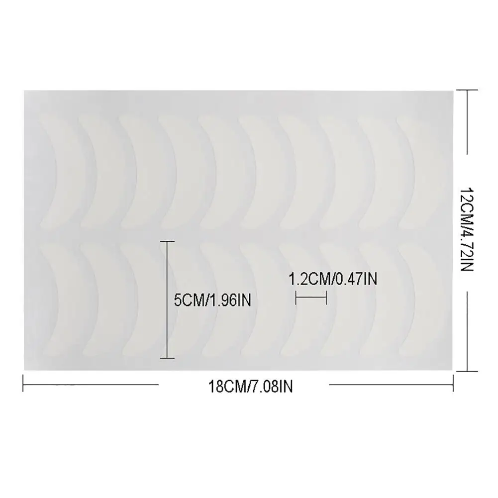 속눈썹 익스텐션 종이 패치, 눈 밑 자기 접착 속눈썹 종이, 속눈썹 격리, 포지셔닝 패드 패치 도구, 50 쌍