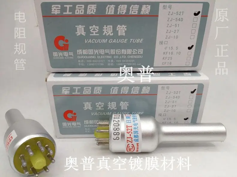 ZJ-52T.ZJ-54D.ZJ-10.ZJ-27 di ionizzazione del calibro di vuoto ZJ-51 del calibro di vuoto