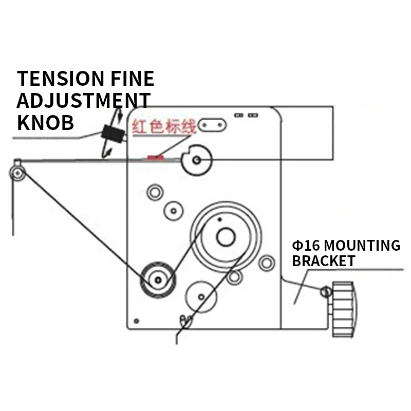 Tensioner Winding machine tensioner Mechanical frictionless magnetic tensioner MT-30/MT-100/MT-200 Stable performance