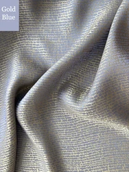 Silk Viscose Dress Material Elegant Glossy Silk Fabric Heavy Crepe Geometric 100cm*114cm