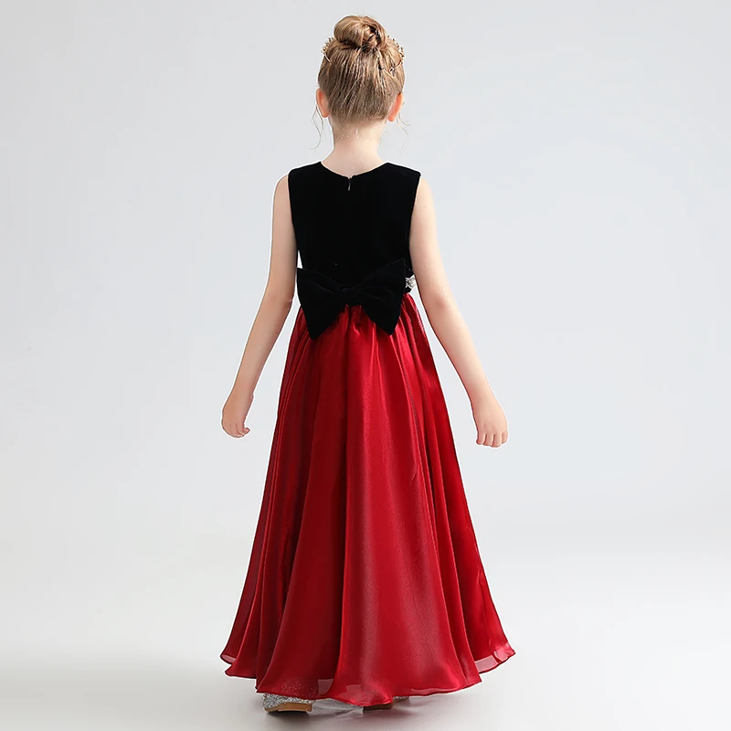 DIDELEVAGE-Robe à Grand Nministériels d Personnalisé pour Fille, Tenue de ix, Mariage, Demoiselle d'Honneur, Noël, Anniversaire, Interdiction de Princesse