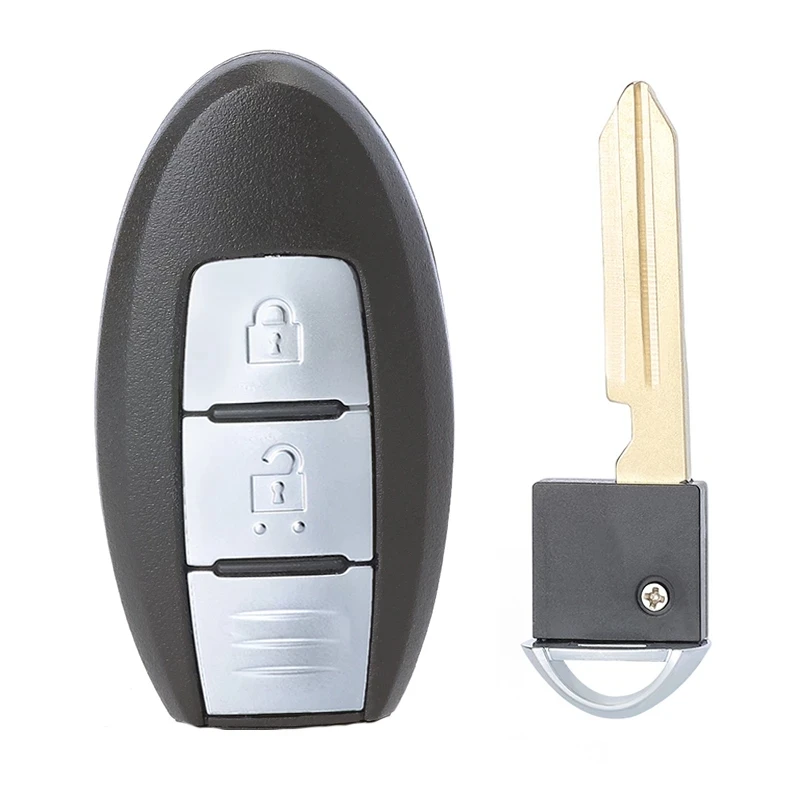 KEYECU Smart Remote Control Car Key With 2 Buttons & 315MHz & ID46 - FOB for Nissan Micra K13 March K13 Leaf 2012-2016 TWB1J701