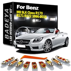 BADEYA Canbus LED Interior Map Dome Trunk Light Kit For Mercedes Benz MB SLK Class R170 R171 R172 1996-2015 LED Bulbs No Error