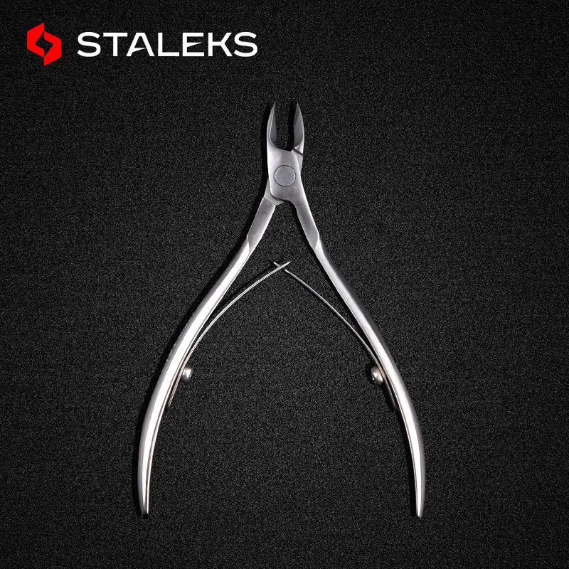 1pc STALEKS Classic 12 5mm Stainless Steel Nail Art Cuticle Scissor Dead Skin Scissor Manicure Remover Nail Art Tools