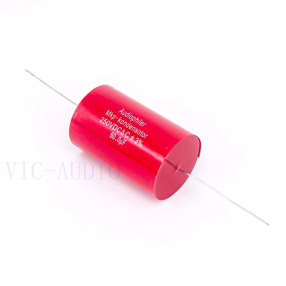 

Audiophiler Mkp Capacitor 60uf 250V DC 3% HIFI Fever Electrodeless Capacitor Audio Capacitor Coupling Frequency Dividing 60uf