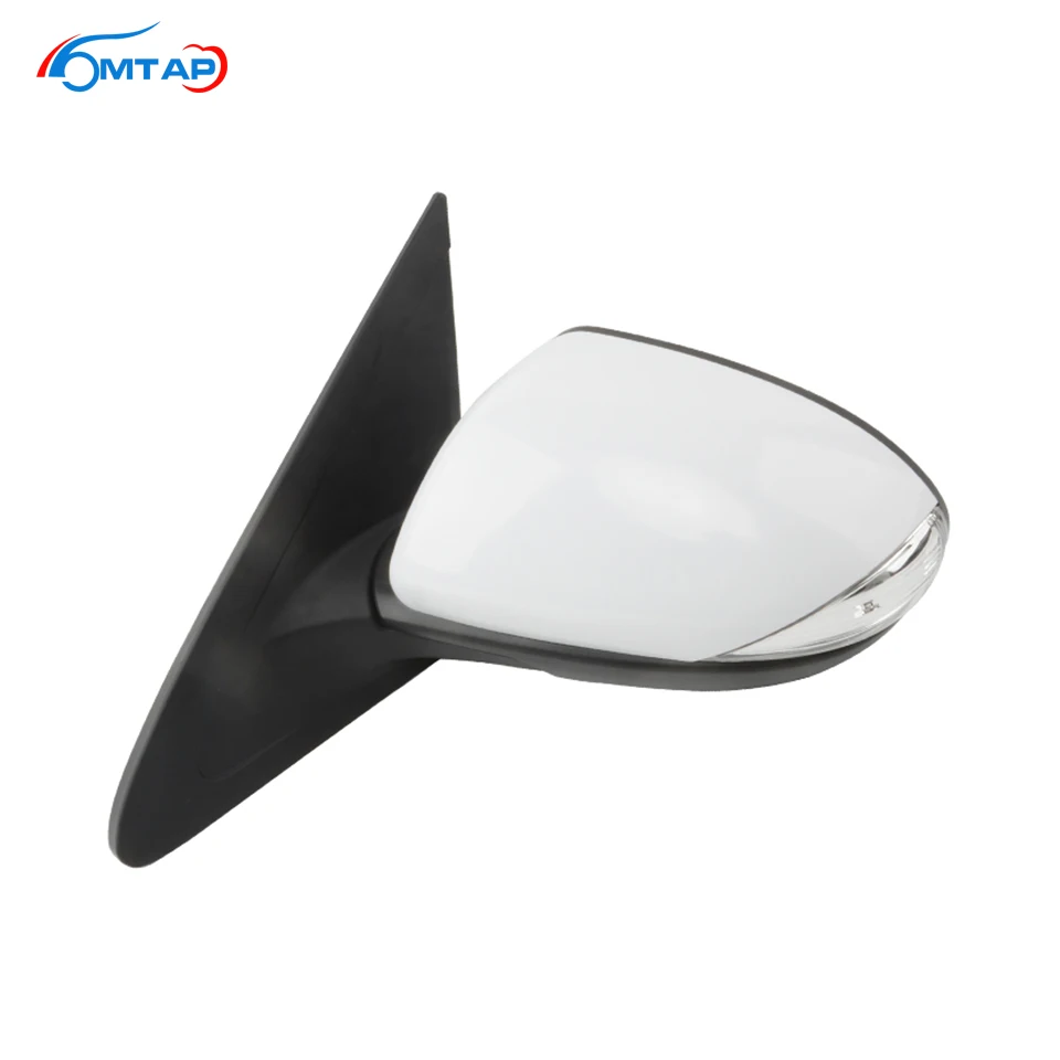 MTAP Outer Door Rearview Mirror Assy For Mazda 3 BL 2008 2009 2010 2011 2012 2013 2014 7-PINS With LED Electric Folding