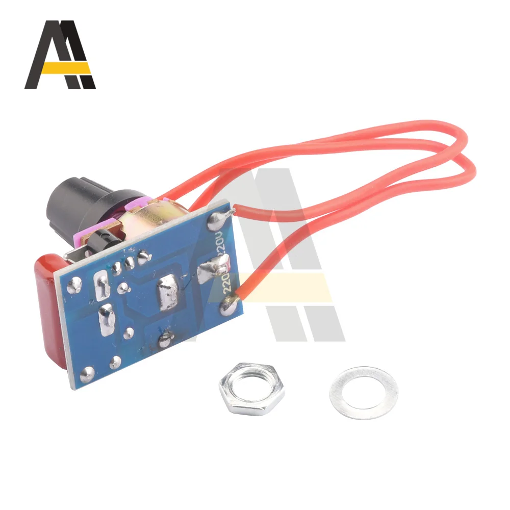 AC 220V 100W Dimmer Module with Potentiometer Switch AC Speed Regulation Module DIY Kit For Arduino