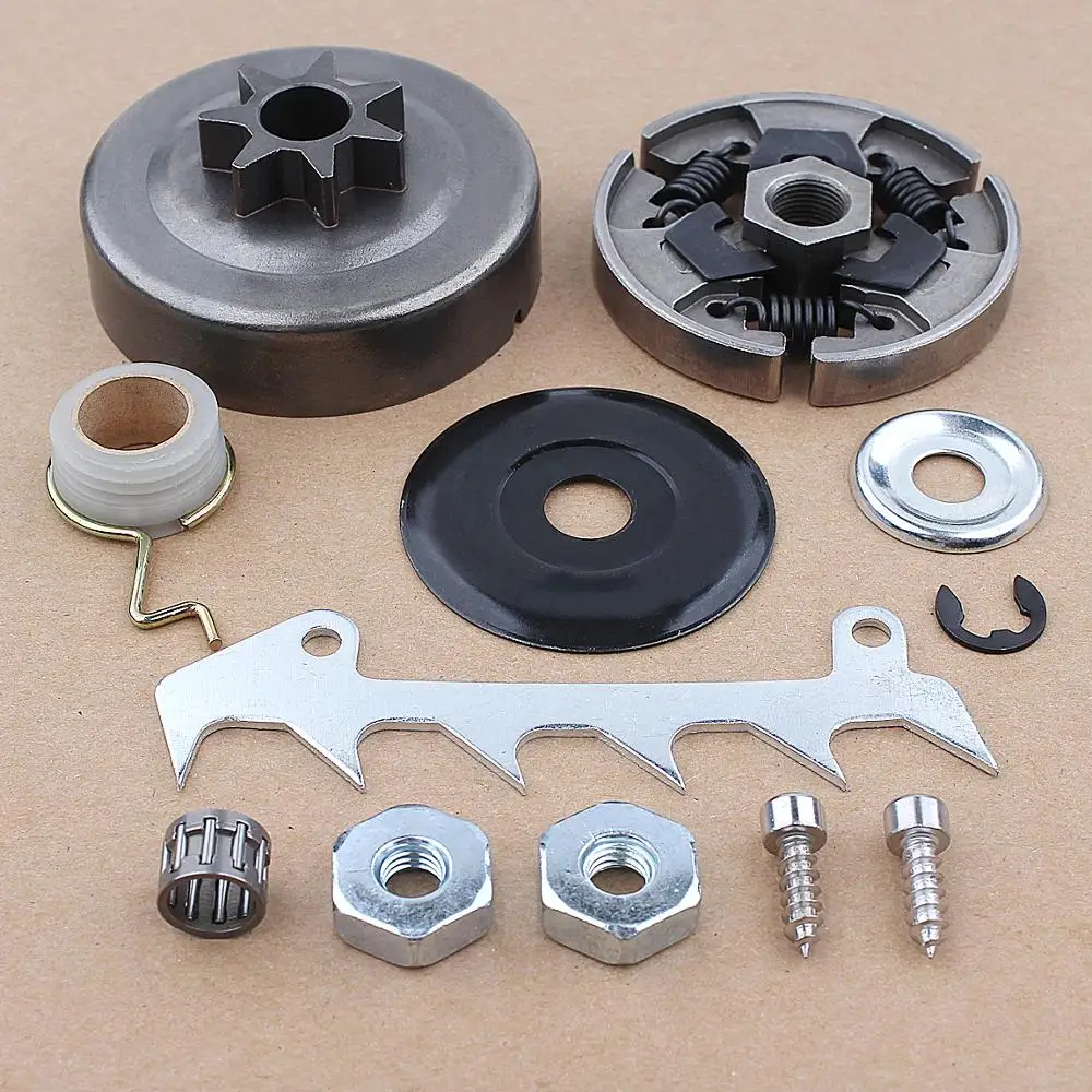 Besdupa Clutch Drum Sprocket Worm Gear Kit For Stihl MS230 023 MS250 025 MS210 021 Chainsaw w Washer Felling Dog бензопила