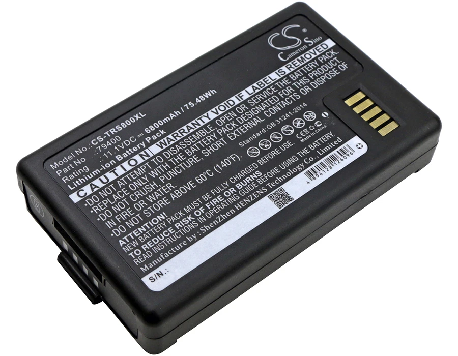 

Replacement Battery Trimble SPS700 , SPS710 , SPS720 , SPS730 , SPS930 , VX, VX , VX 11.1V